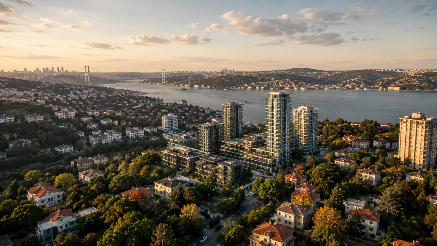 Premium residences and villas with Bosphorus views in Etiler — Besiktas