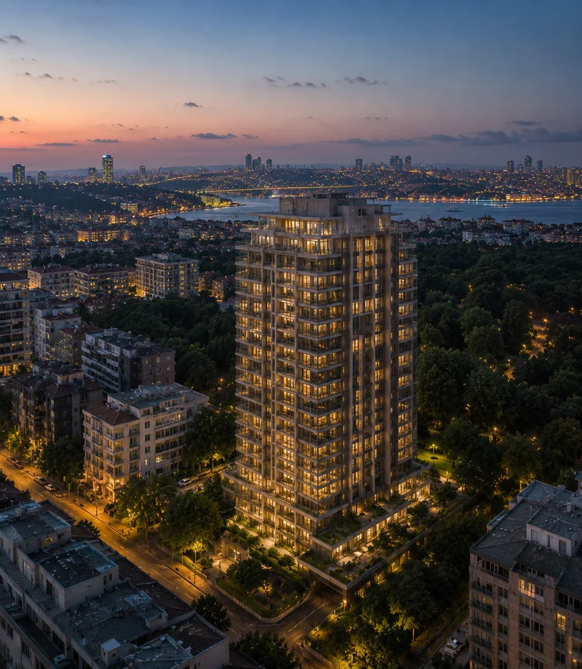 Ritz-Carlton Residences Istanbul — exterior view of the Beşiktaş residence project