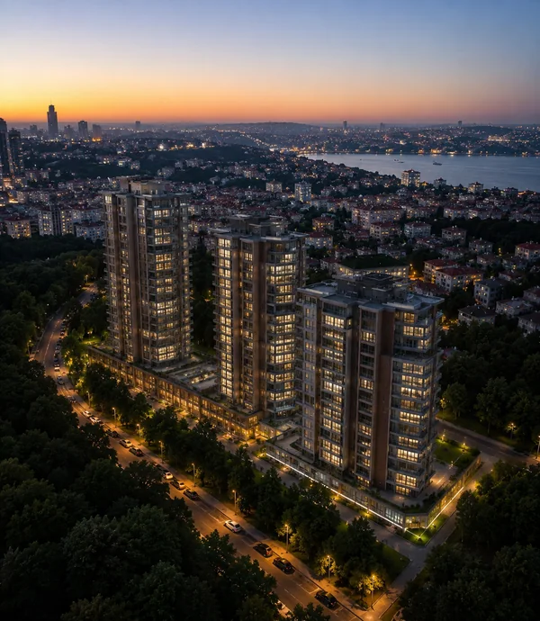 Macka Residence residence project - Besiktas