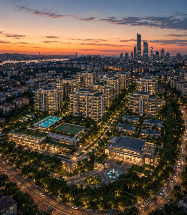 Maya Residence residence project - Besiktas